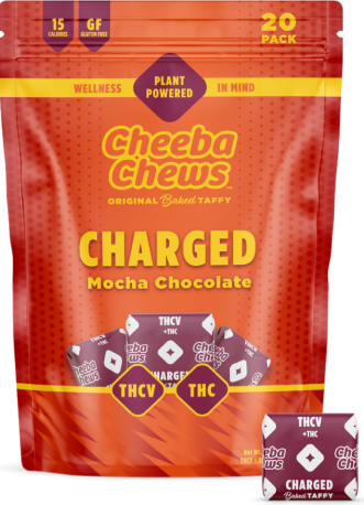 THCV Charged Mocha Chocolate Taffy