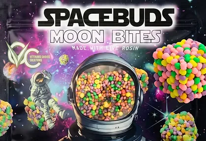100MG | LIVE ROSIN MOON BITES | GRAPE BUBBLY