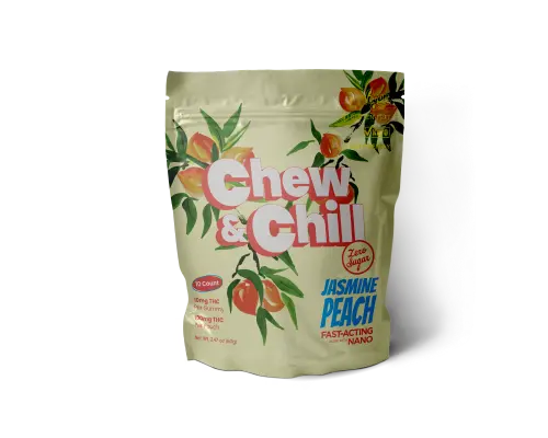 Chew & Chill Jasmine Peach Gummies · 100mg