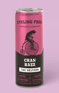 Cycling Frog Cran Raspberry Seltzer · 10mg