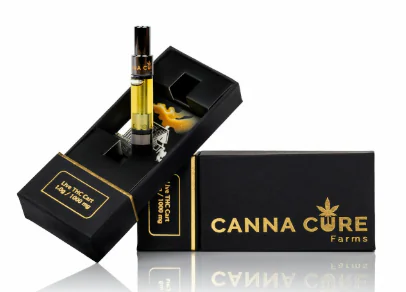 Cannabis vape cartridge package