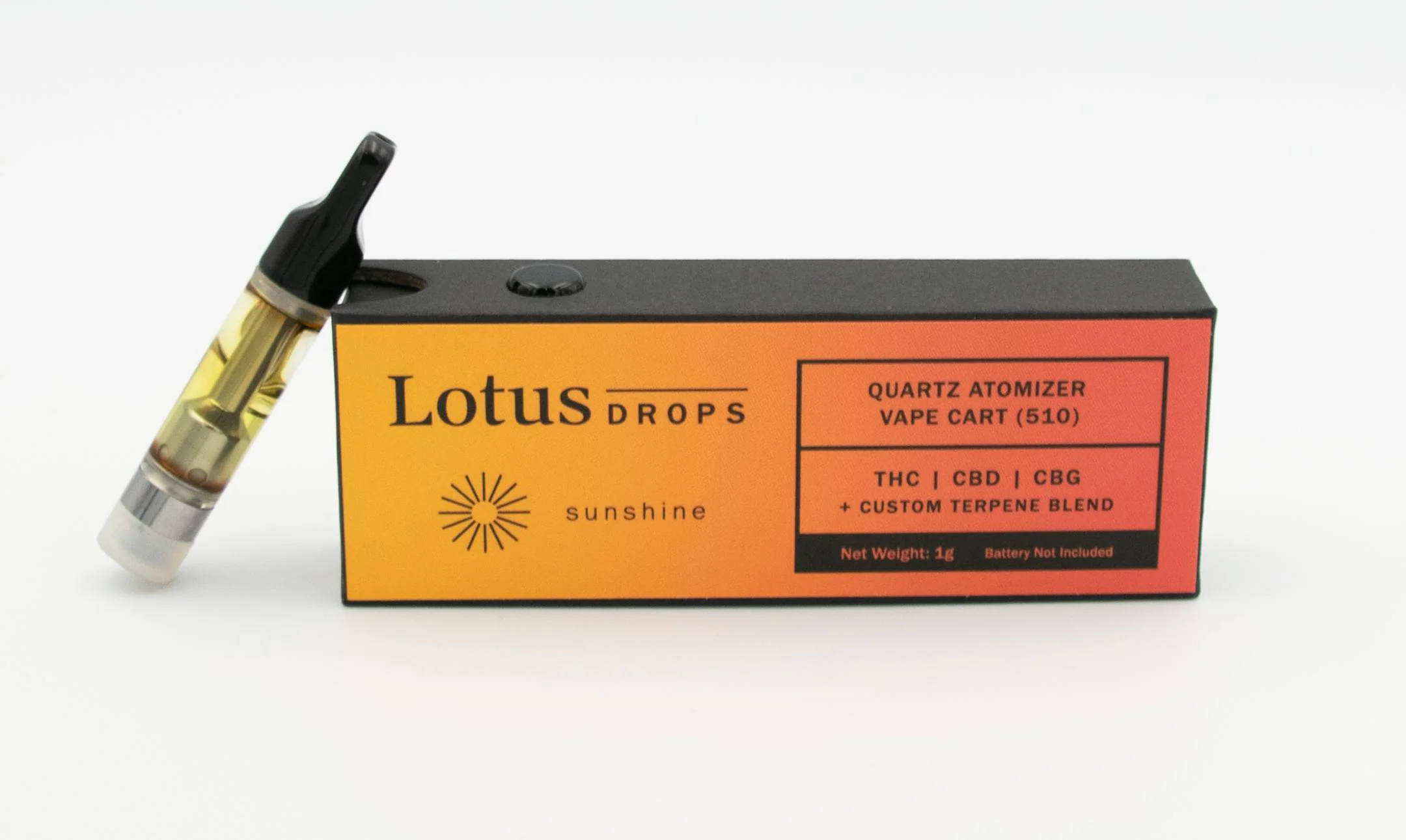 LotusWorks Sunshine Vape 1g cartridge