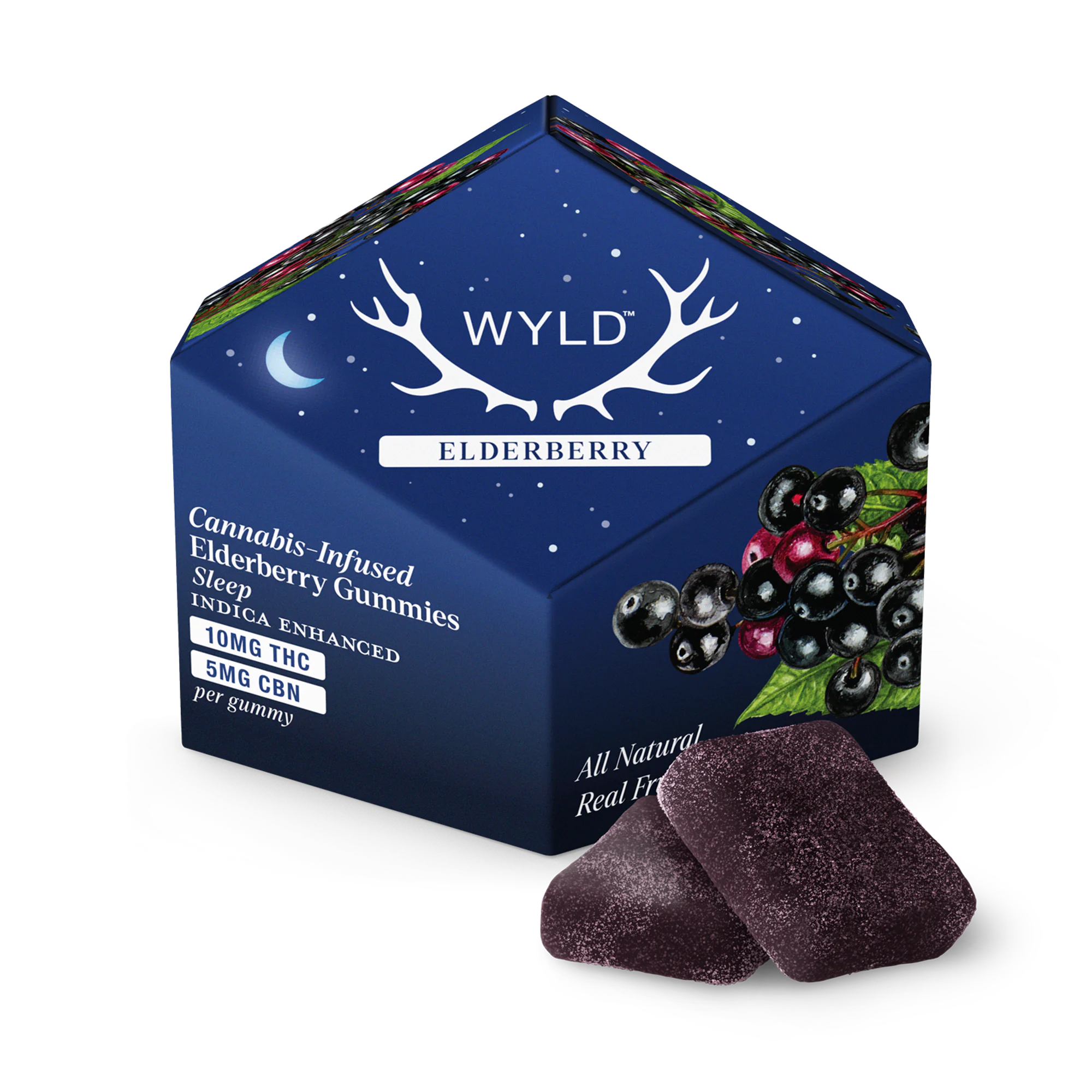 Wyld Elderberry 2:1 THC:CBN Gummies 10-Pack