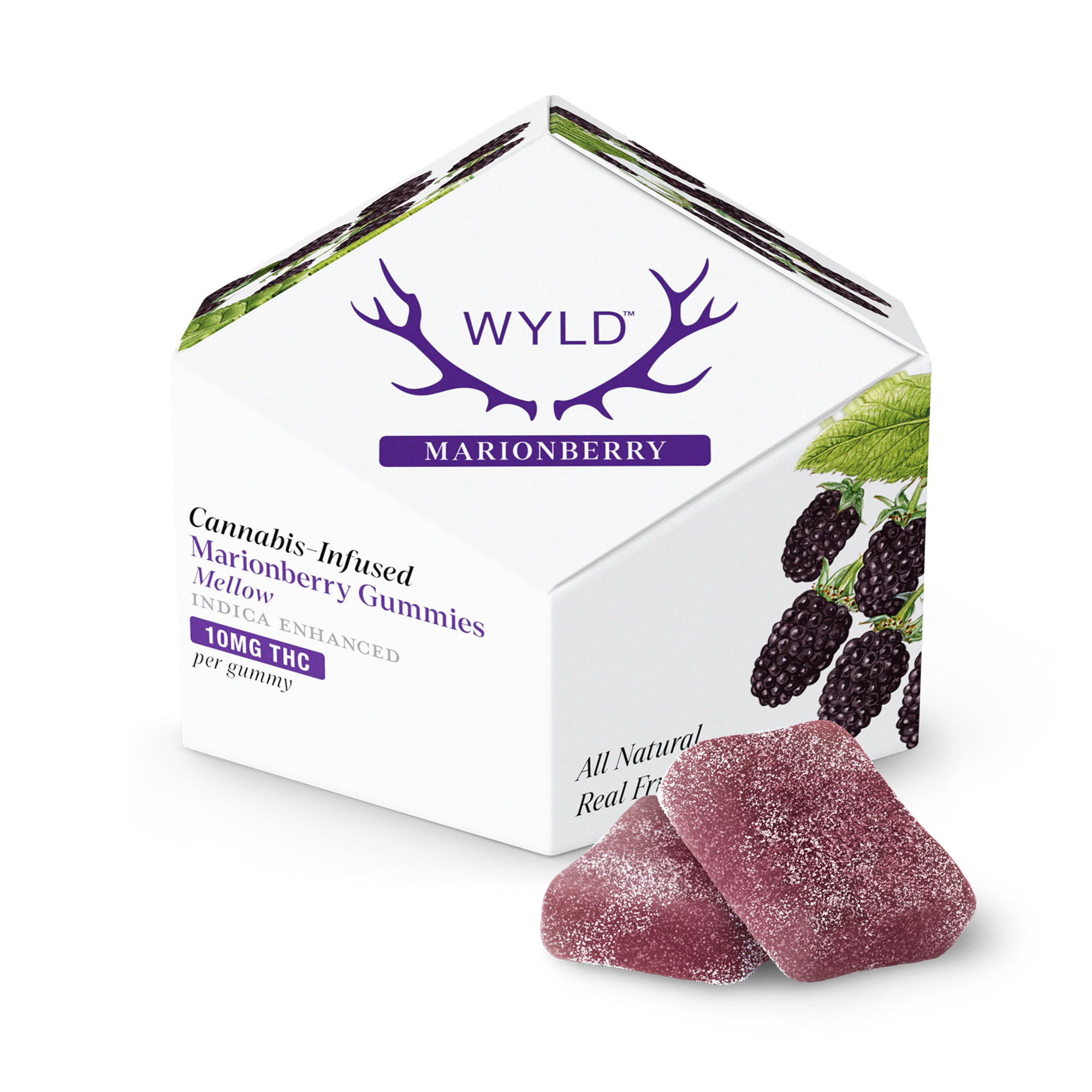 Wyld Marionberry Gummies 10-Pack (100mg THC)