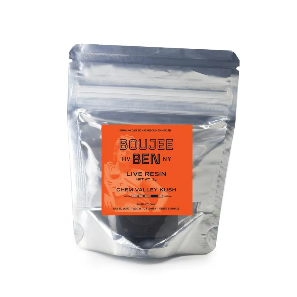 Boujee Ben Chem Valley Kush Live Resin 2g