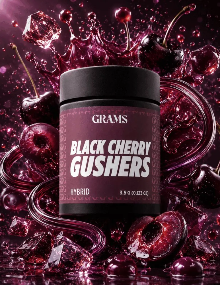 Grams Black Cherry Gushers