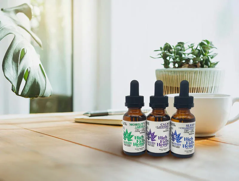 High Falls Hemp CBD product lineup