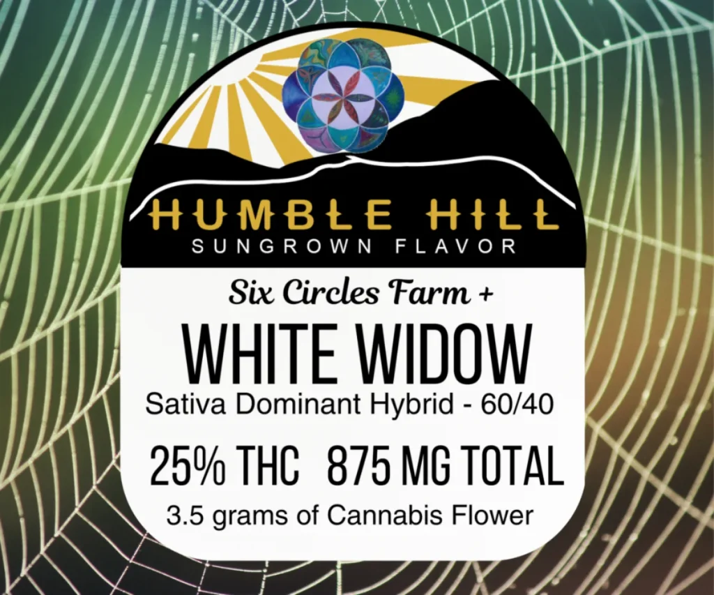 Humble Hill x Six Circles Farm White Widow 3.5g