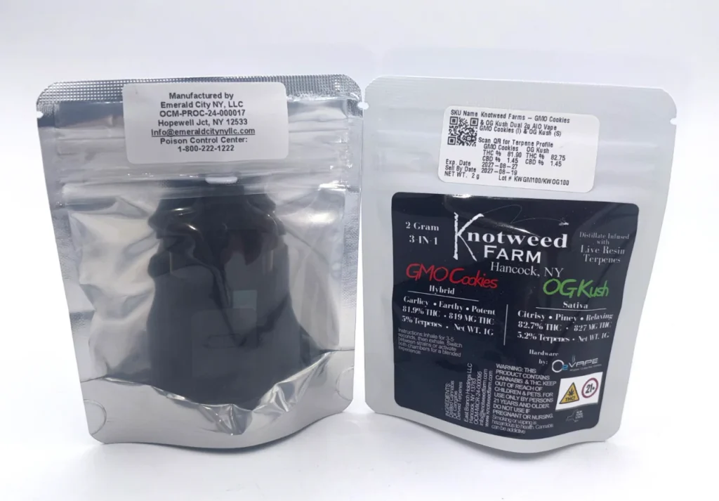 GMO Cookies & OG Kush Dual 2g AIO Vape